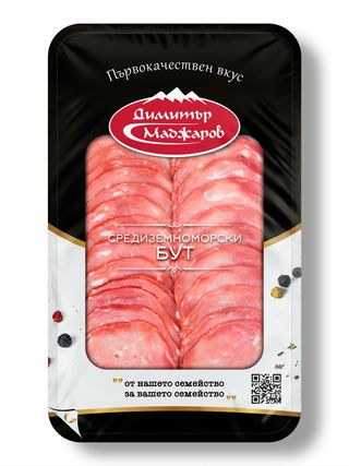 Бут Средиземном. Сурово Сушен Слайс 120Гр Вакуум-104493
