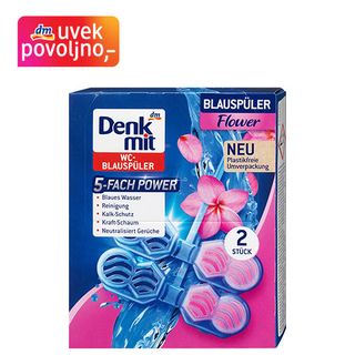 Denkmit kamen za WC šolju - Flower Splash 2x48g