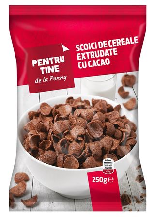 Pentru tine de la PENNY Scoici cereale extrudate cu cacao 250 g