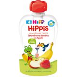 HIPP voće u tubi jagoda, banana i jabuka +4mj | 9062300133759