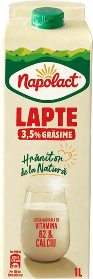 Napolact Lapte 3,5% Grasime 1 L