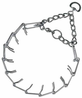 Zgarda metalica de forta pentru caini Hong 3.8 mm X 10 zale