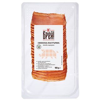 БРЕЙ! Свинска пастърма, слайс 100 г / 20656987