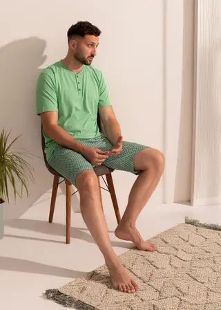 Pijama Bărbați Derek Bambus verde XL