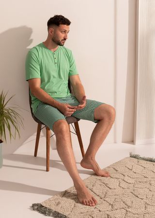 Pijama Bărbați Derek Bambus verde XL