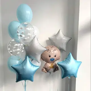 Buchet din baloane " Bebeluș "