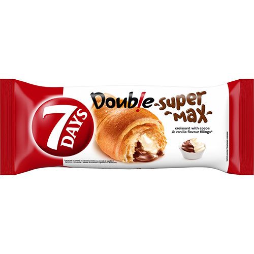 7DAYS Super Max Кроасан ванилия и какао