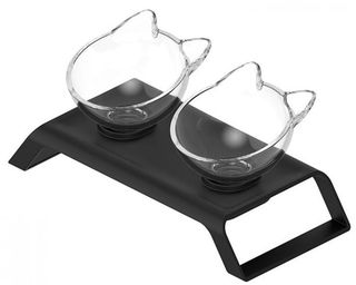 ALL FOR PAWS Lifestyle4Pets Castron dublu pentru pisici, 27,5x15x12,5cm