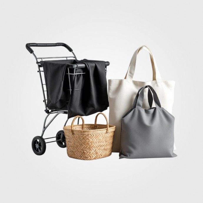 Cosuri,carucioare si sacose cumparaturi