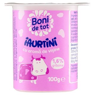 Boni de Tot Iaurt cu aroma de visine 1,4%, 100 g