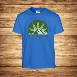 MOUNTAIN GRADES svjetlo plava muška majica t-shirt