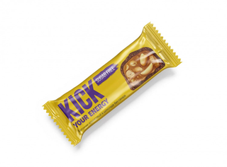 KICK Batonas FARA ZAHAR alune in ciocolata 45g