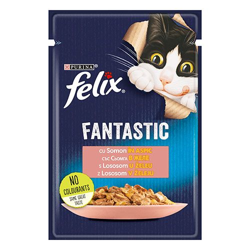 Felix Fantastic пауч коте Сьомга грил