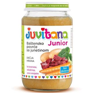 Juvitana kasica bastansko povrce i junetina 190g 8601900803764
