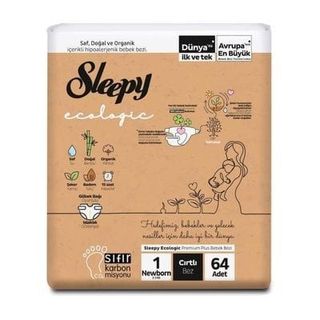 SLEEPY pelene ecologic newborn 2-5 kg 64 kom 1 | 8682241206346