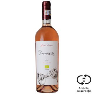 Promesa, Vin roze sec ecologic 0.75L (ID 67292)