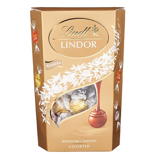 Lindt Lindor бонбони асорти корнет