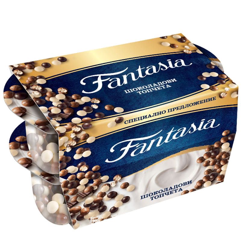 Danone Десерт Фантазия шоко топчета мултипак