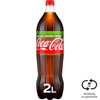 Coca-Cola, Bautura carbogazoasa cu gust de lamaie verde 2L (ID 64797)