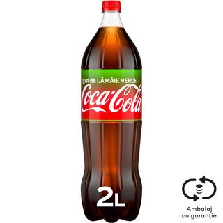 Coca-Cola, Bautura carbogazoasa cu gust de lamaie verde 2L (ID 64797)