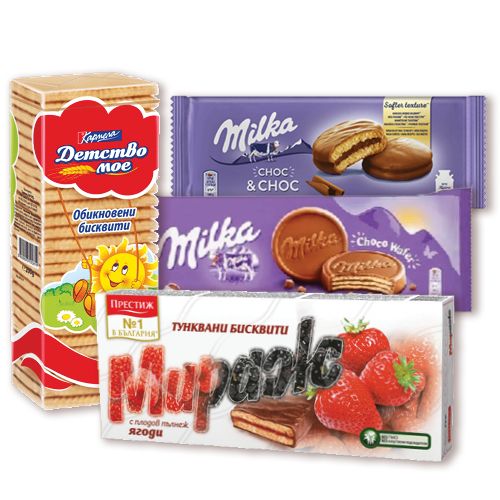 Вафли, Бисквити И Дребни Сладки