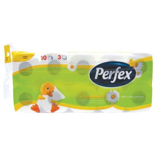 Тх Perfex Лайка Трипластова 10 Бр Пакет Ароматизирана