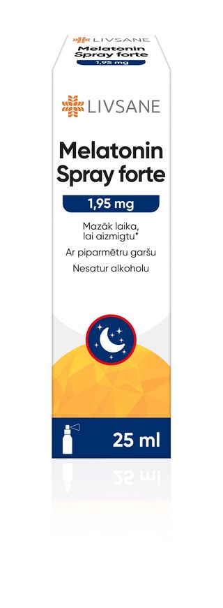 Livsane Melatonina Spray Forte 1.95Mg 25 Ml