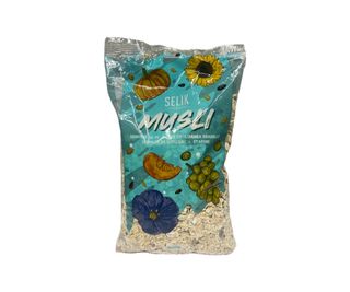 SELIK Musli semințe de in, floarea de soarelui, semințe de dovleac, stafide 500g