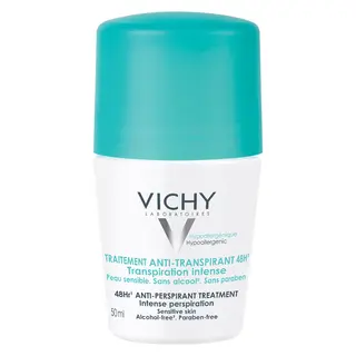 Vichy Deodorant Roll On Antiperspirant Cu Parfum Impotriva Transpiratiei Intense Eficacitate 48H 50Ml