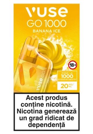 Țigară electronică VUSE GO 1000 - Banana Ice