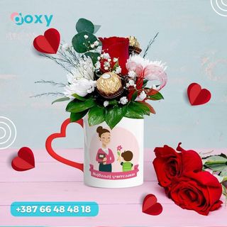 Aranžman 17 + Šolja (Učiteljica)