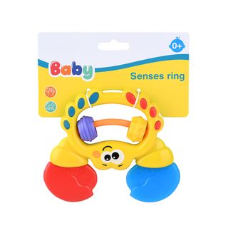 Jucarie bebe crab, Multicolor