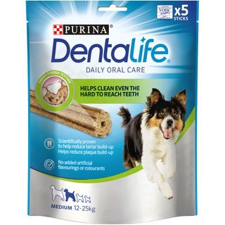 Recompense pentru caini Purina Dentalife Medium 12-25kg 115g