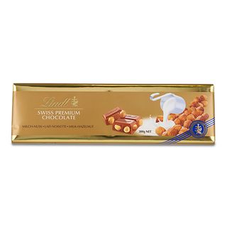 Lindt Ciocolata Lapte Alune 300G