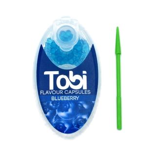 Set capsule aromatizante Tobi, Blueberry, 100 buc