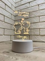 Lampă de noapte cu marker