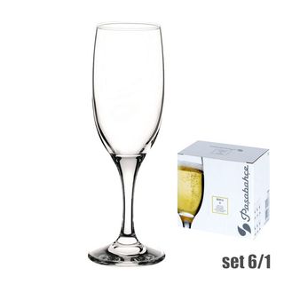 PASABAHCE Set pocale sampanie 190ml 6buc