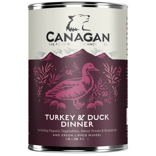 Hrana umeda pentru caini Canagan Dog Curcan&Rata 400g