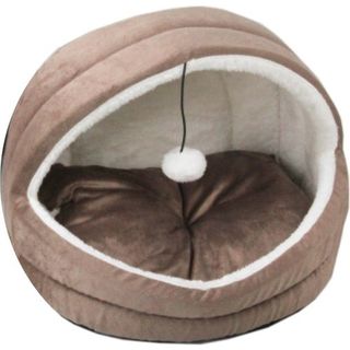 Pawise 28581 lezaljka 43cm Cat Igloo Bed-brown