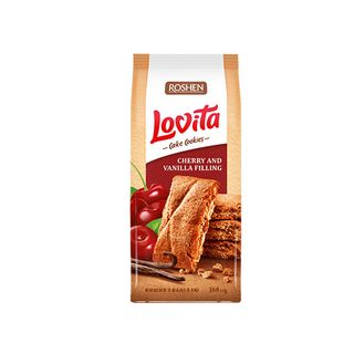 Lovita cake cookies череша&ванилия 168 г / 20627068