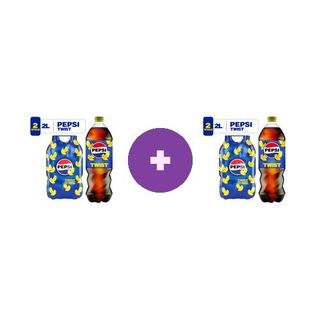 2 x Pepsi Twist, bautura cu aroma de cola si suc de lamaie, pet, 2x2L