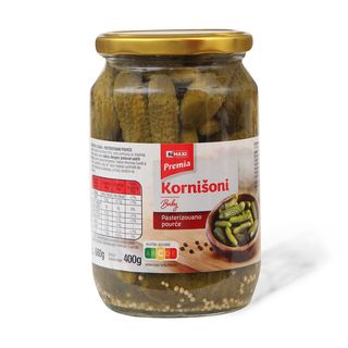 Kornišoni baby Premia 680 g