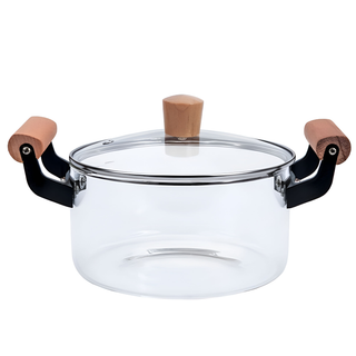 Oala cu capac Heinner, sticla borosilicata, 20 x 10.5 cm, 2.5 l
