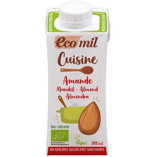 ECOMIL organic pavlaka za kuvanje badem bez šećera 200 ML | 8428532192314