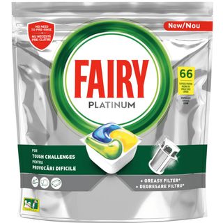 FAIRY kapsule za mašinsko pranje suđa platinum 66 KOM | 8006540138946