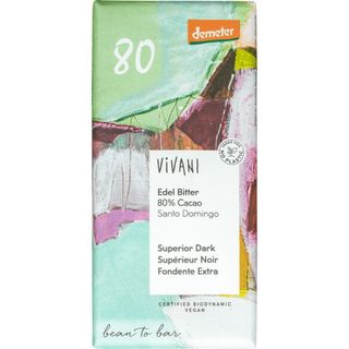 VIVANI organic čokolada 80% cacaoa 90 GR | 4044889004748
