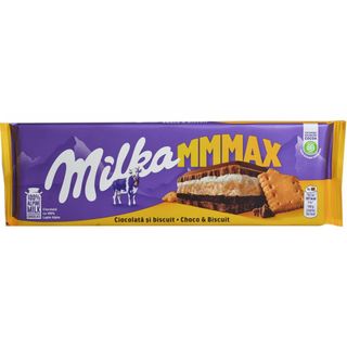 Milka, Ciocolata cu lapte alpin si biscuit 300g (ID 62113)