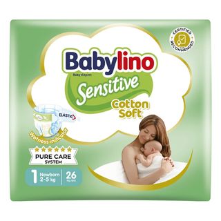 BABYLINO pelene sensitive 26 KOM newborn 2-5kg 1 | 5201263825002
