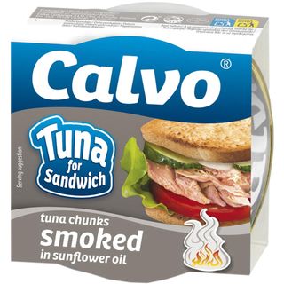 Calvo, Ton afumat bucati pentru sandvici 142g (ID 15361)