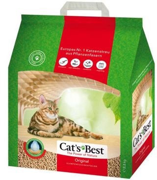 CAT'S BEST The Power of Nature Original Aşternut vegetal pentru pisici 10L / 4,3 kg